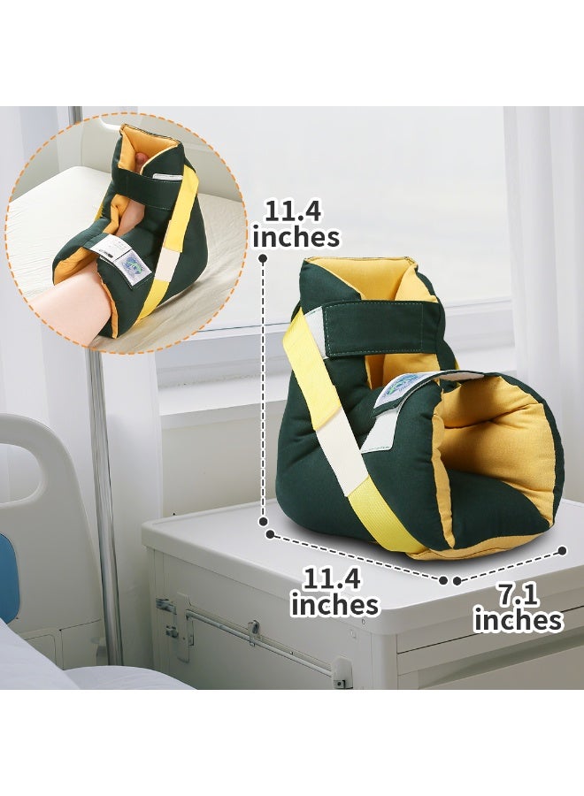 Ehucon Foot Drop Heel Protector – Ankle Support for Bed Sores, Pressure Relief & Diabetic Care – Adjustable Straps, Breathable, Machine Washable - Image 2