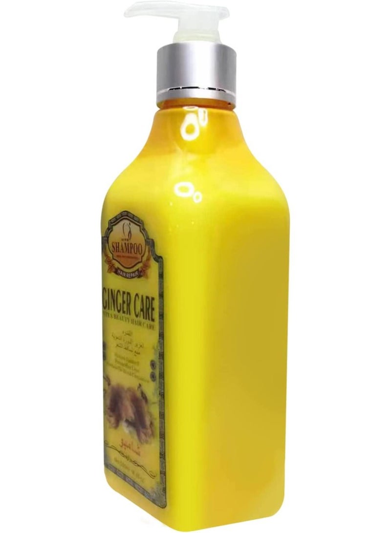 VIYA Ginger Hair Shampoo Hair Care 500ml,Natural Healthy Herbal Formula Hair Dye;100% Pure natural Ginger No harm to Skin - Image 3