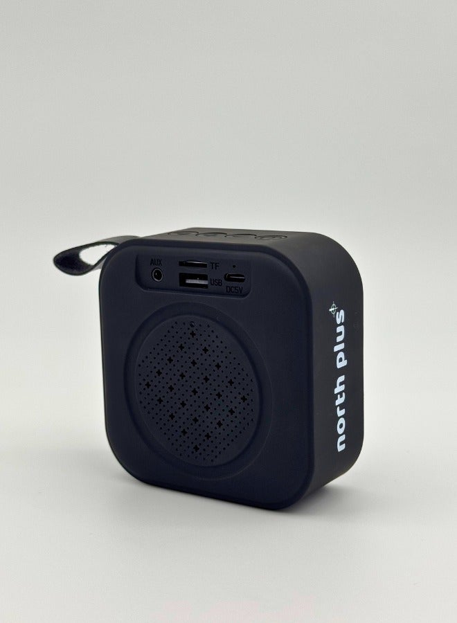 North Plus SoundWave4 Portuguese-Designed Portable Speaker – Bluetooth 5.3, 9.8W Powerful Immersive Sound, Quick 1-Hour Charge for 5 Hours Playback, USB Type-C Port, IP65 Water and Dust Resistance, Durable Strap for Easy Portability, Compact and Stylish Design - Image 3