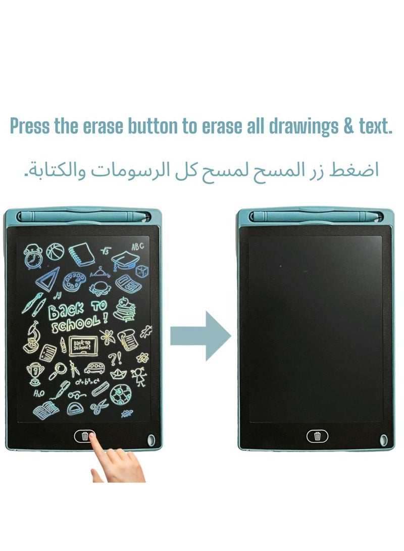 8.5" Drawing, Sketching & Writing Interactive LCD Tablet for Kids & Grown-ups (Blue Sky)  - Image 4
