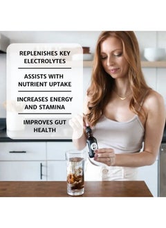 D R P Organic Trace Minerals Electrolyte Drops With Fulvic Acid 2 Oz Alkaline Liquid Minerals For Water Supports Gut Health Energy Stamina And Nutrient Uptake  - Image 3