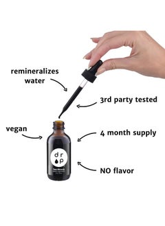 D R P Organic Trace Minerals Electrolyte Drops With Fulvic Acid 2 Oz Alkaline Liquid Minerals For Water Supports Gut Health Energy Stamina And Nutrient Uptake  - Image 4
