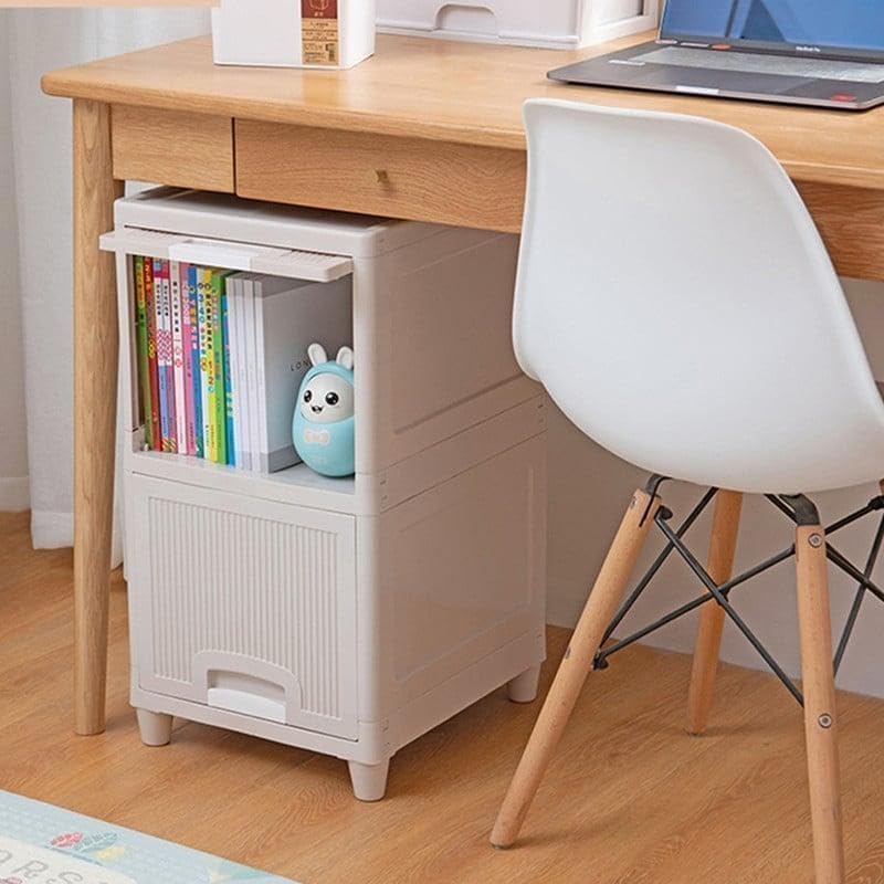 FINWARE Plastic Cupboard for Clothes Plastic Cabinet for Storage Foldable Wardrobe for Clothes Plastic Cloth Rack for Storage Clothes Storage Cabinet Plastic Modular Drawer Storage Box 2 - Image 5