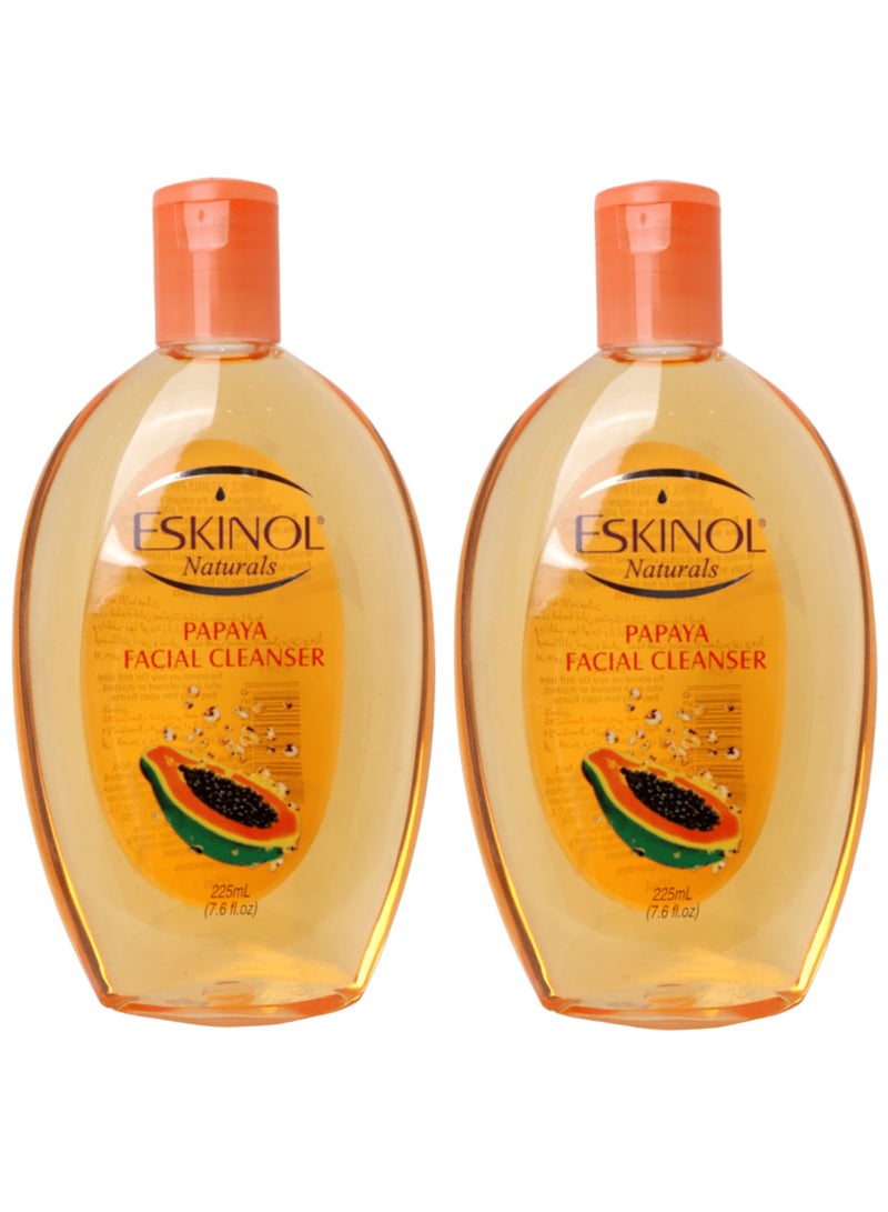 إسكينول قطعتين من منظف الوجه بالبابايا 225 مل - Image 1