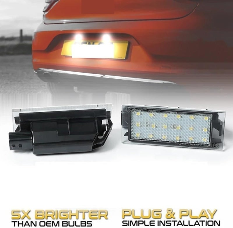 QASULER LED License Plate Light for Renault Vehicles - Image 2