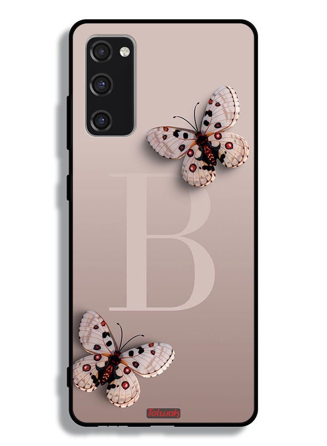 Tolwak غطاء حماية لهاتف سامسونج جالاكسي S20 FE 5G مزخرف بالفراشات - Image 2