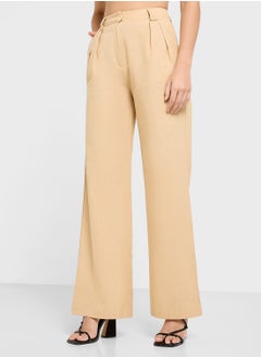 Ginger Cotton Button Up Vest & Wide Leg Pant Co-Ord Set  - Image 4