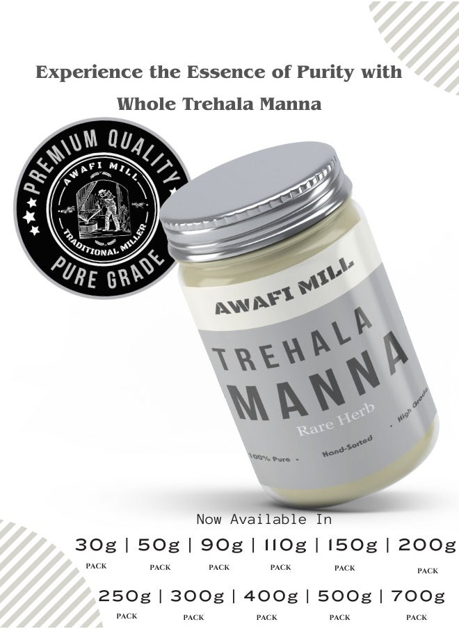 Awafi Mill Trehala Manna Whole Echinops Natural Resin  - Image 4