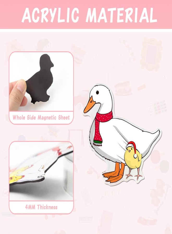 VinBee 8PC Acrylic Fridge Magnets Set, 90s TV Show Inspired Decor for Women, Funny Refrigerator Stickers, Cute Kitchen Gift for Fans, Cruise & Home Decorations - Image 3