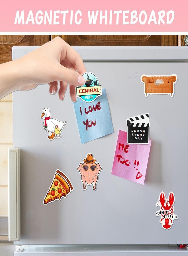 VinBee 8PC Acrylic Fridge Magnets Set, 90s TV Show Inspired Decor for Women, Funny Refrigerator Stickers, Cute Kitchen Gift for Fans, Cruise & Home Decorations - Image 5