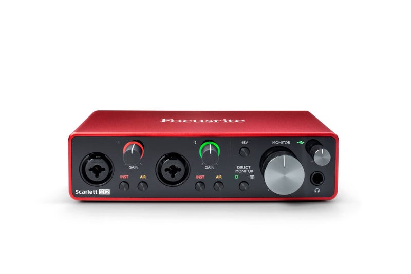 Focusrite Scarlett 2i2 3rd Gen USB Audio Interface for Recording, Songwriting, Streaming and Podcasting — High-Fidelity, Studio Quality Recording, and All the Software You Need to Record - Image 1