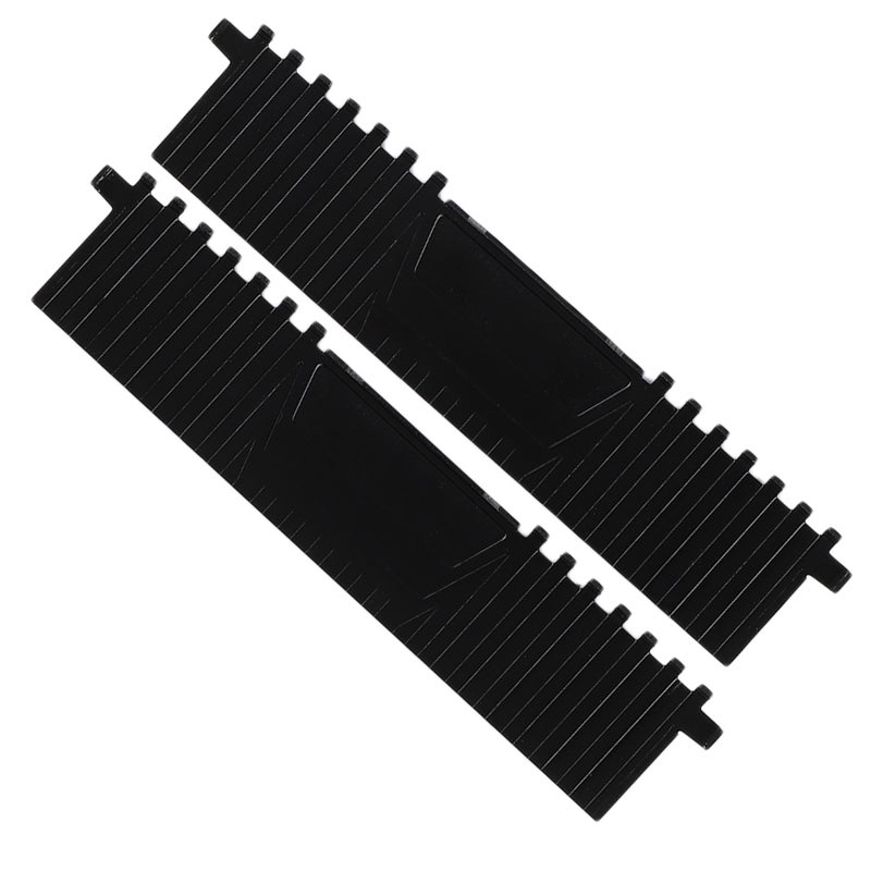 2Pcs Desktop Computer Memory Bank Aluminum Cooling Fin for DDR / DDR2 / DDR3 / DDR4 - Image 2