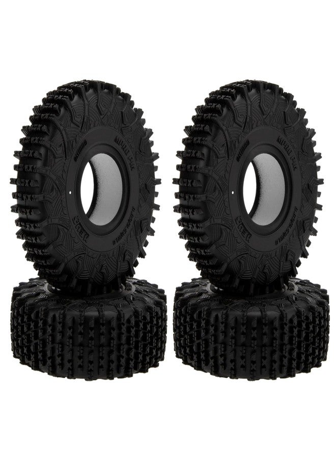 MEUS RACING 1.0 Tires - MS6 MPRO Pin Tires for TRX4M SCX24 FCX24 AX24 1/24 1/18 RC Crawler, 0.83/2.52/R1.0, #M1009 - Image 1