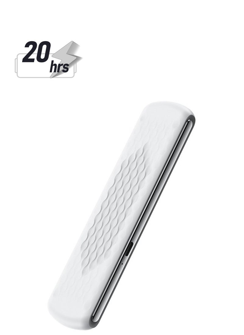 Generic - Pillow Speaker Bone Conduction Stereo Mini Portable Bluetooth Sleep Speaker Insomnia White Noise Machine For Deep Sleeping Side Sleepers（White） - Image 1