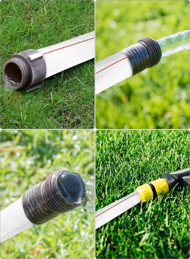 كيو دبليو او ار كي خرطوم غسيل عكسي من QWORK، قطر داخلي 2 بوصة × طول 65 قدمًا، خرطوم تصريف مرن، خرطوم مياه مسطح خفيف الوزن من البوليستر لمضخة الصرف، والمصارف، وتنظيف الحدائق الخارجية، والسيارات، وحمامات السباحة - Image 3