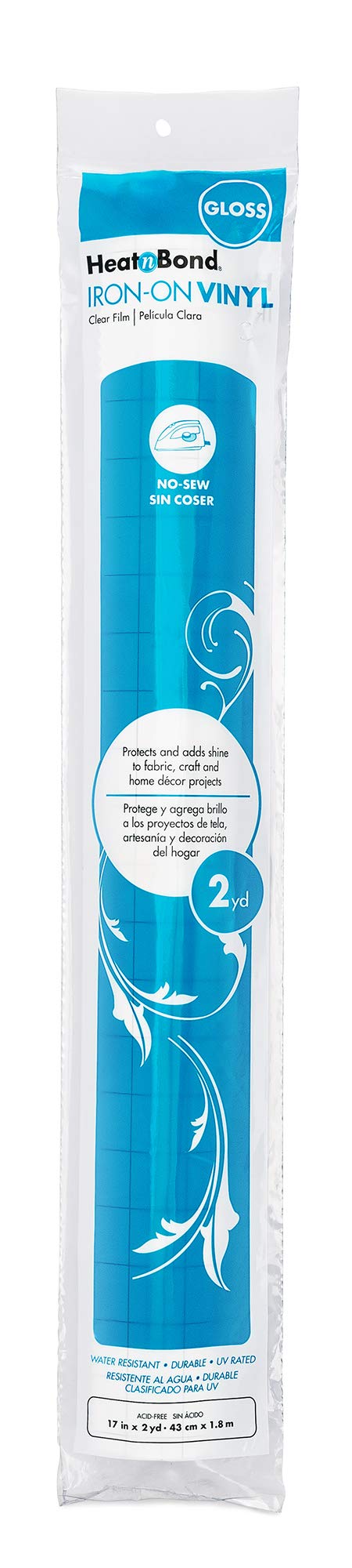 HeatnBond Iron-on Vinyl, Gloss, 17" x 2 Yards (3902) - Image 1
