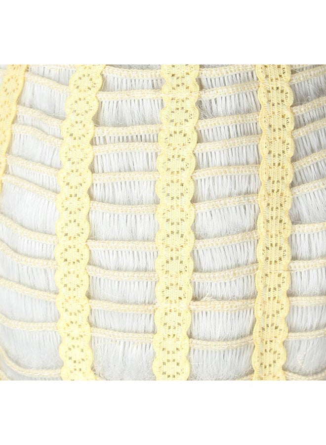 NIBEMINENT Short Layered Cosplay Wig White - Image 2