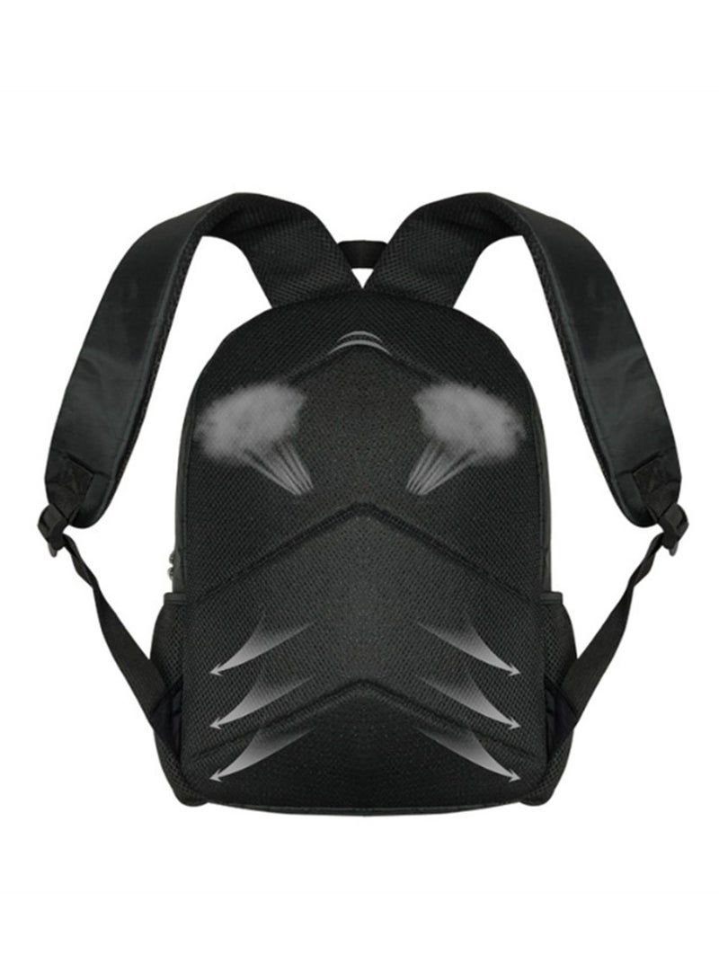 3Pcs Roblox Book Bag Peripheral Pen Bag Lunch Bag Backpack Set black  - Image 5