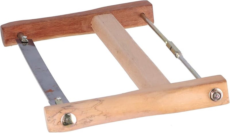 Large 580mm Teakwood Frame Saw With Replaceable Blade Portable Wood Cutting Tool - Image 4