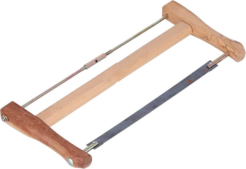 Large 580mm Teakwood Frame Saw With Replaceable Blade Portable Wood Cutting Tool - Image 1
