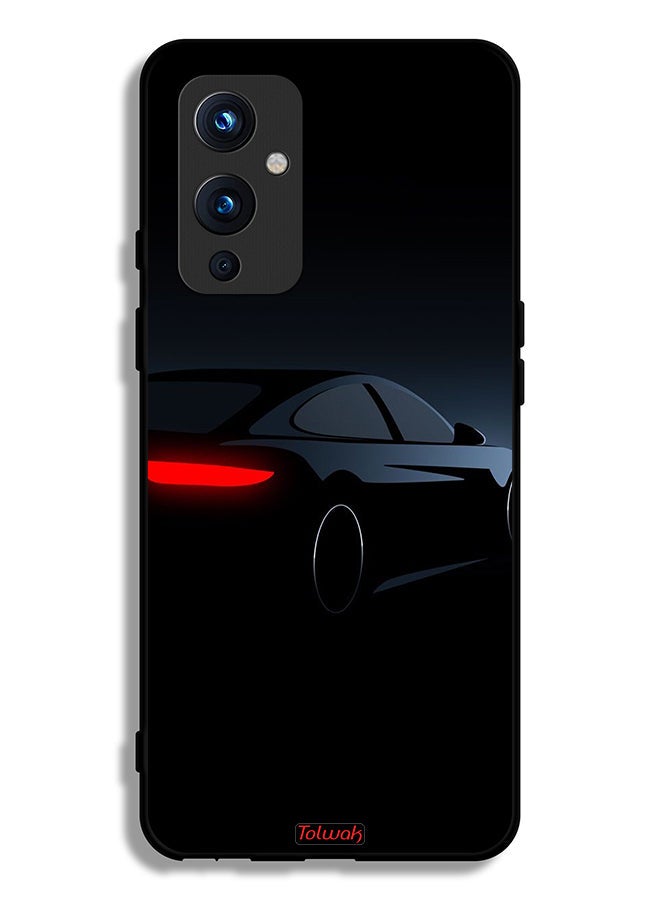 Tolwak غطاء حماية لهاتف OnePlus 9 5G - سيارة داكنة - Image 2