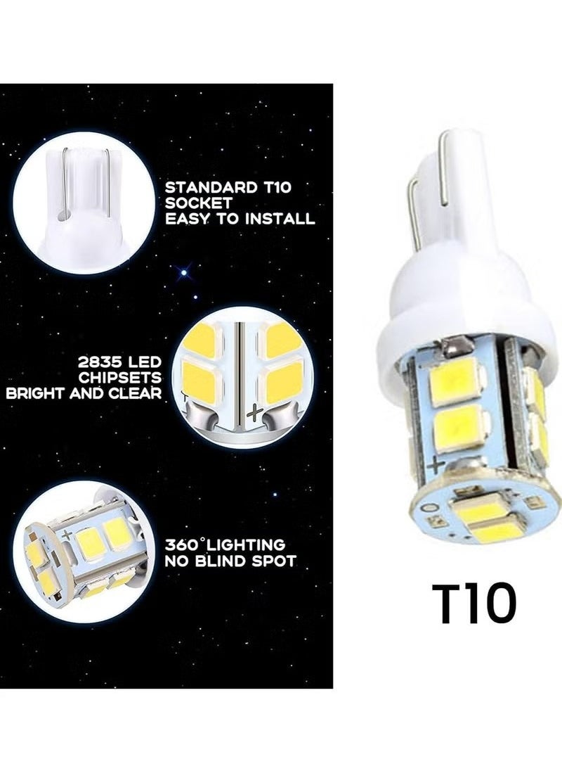 Generic 20-Piece Led Car Light Bulb Kit, T10 31Mm 42Mm, Led Colored Light Bulb, Suitable For Replacing Car Interior Lights, Indoor Map Ceiling Lights, And Trunk Led Lights (White)  - Image 3