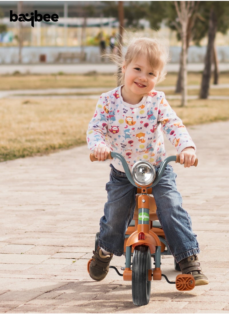 BAYBEE Flyer Tricycle for Kids Toddler Foldable Tricycle with Back Stroge & Head light for 2 to 5 Years Boys and Girls Kids Trike  - Image 2