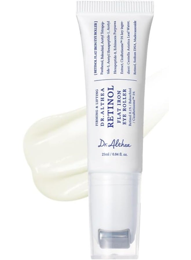 DrAlthea Dr. Althea Retinol Flat Iron Eye Roller – Anti-Wrinkle Eye Serum for Dark Circles, Puffiness & Firming Care - Image 1