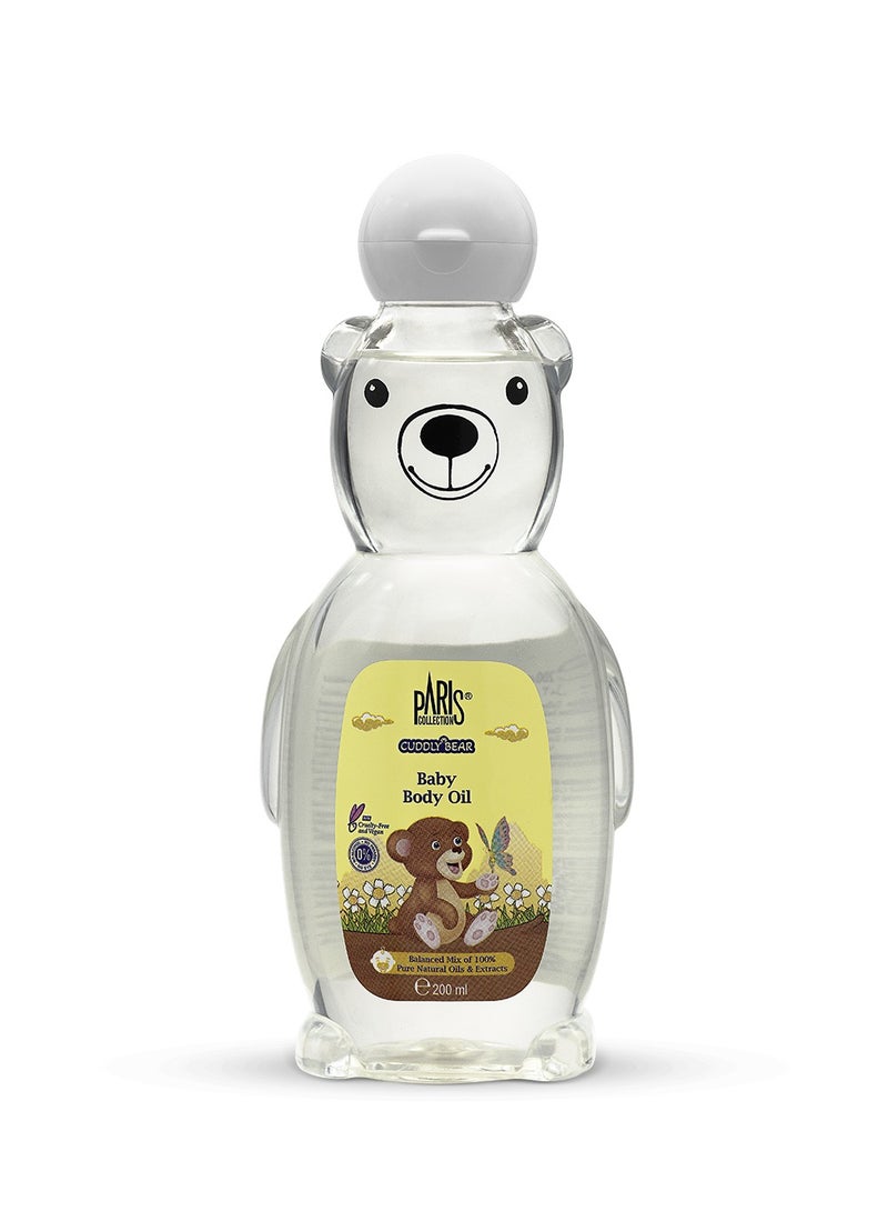 Paris Collection زيت جسم الأطفال - 200 مل | مزيج متوازن من 100% زيوت طبيعية نقية ومستخلصات - Image 1