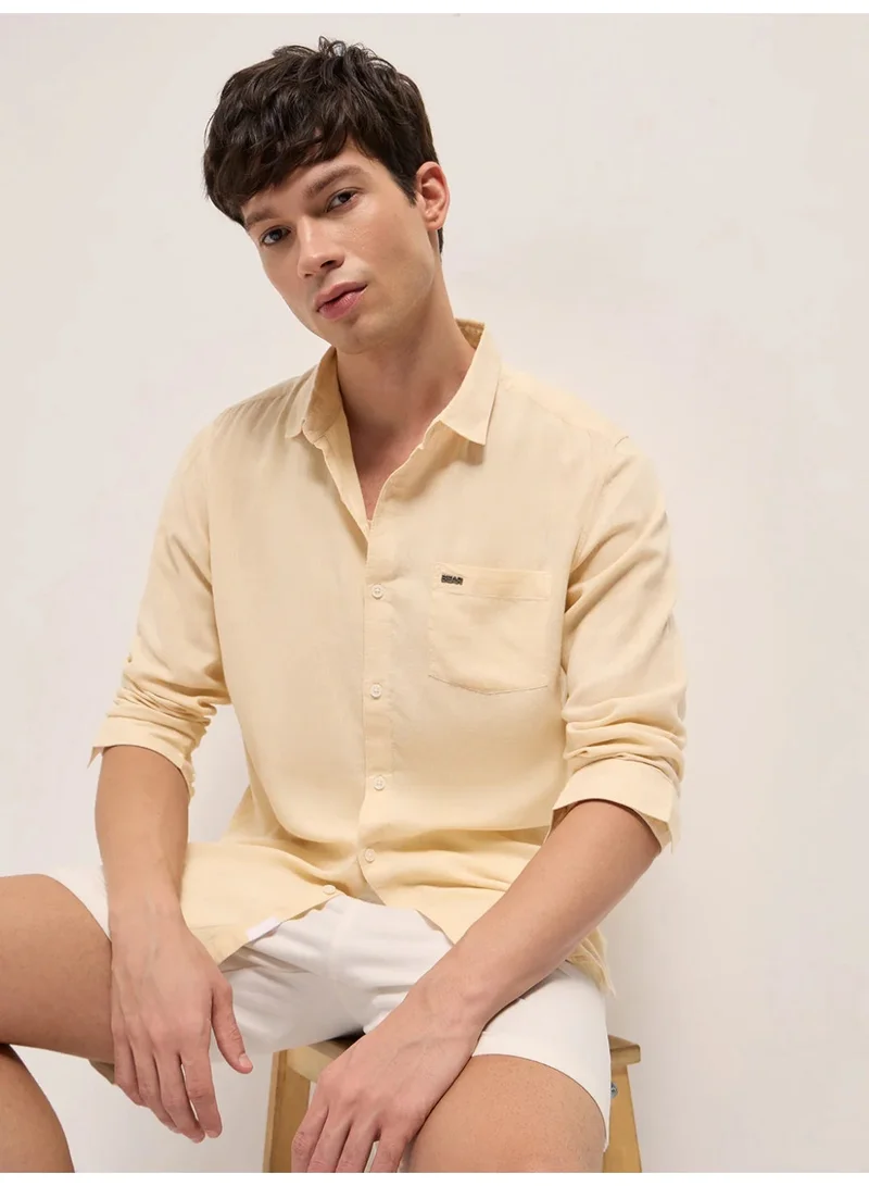 THE BEAR HOUSE  Men’s Long Sleeve Shirt – Classic, Comfortable and Stylish Essential for Work, Travel or Casual Outings for Men | Best Price UAE