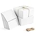 ValBox Premium Gift Boxes 10 Pack 8 x 8 x 4 White Paper Gift Boxes with 20 Meters Hemp Rope for Christmas Thanksgiving Wedding Baby Shower Gifts - Image 2