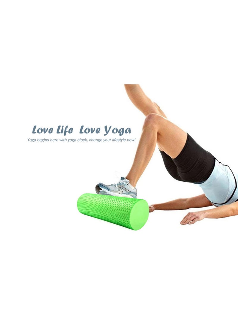 Generic Grid Foam Roller EVA for Yoga Deep Tissue Massage Muscle Stretching Physiotherapy - Image 4