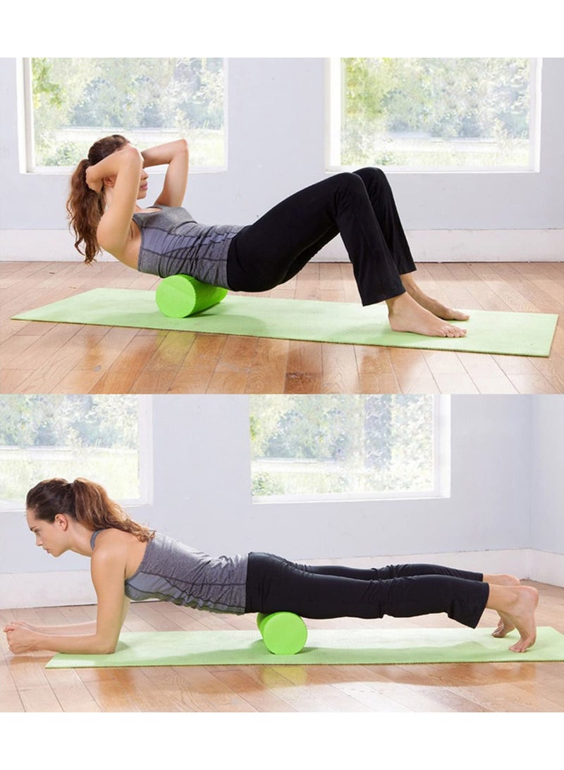 Generic Grid Foam Roller EVA for Yoga Deep Tissue Massage Muscle Stretching Physiotherapy - Image 3