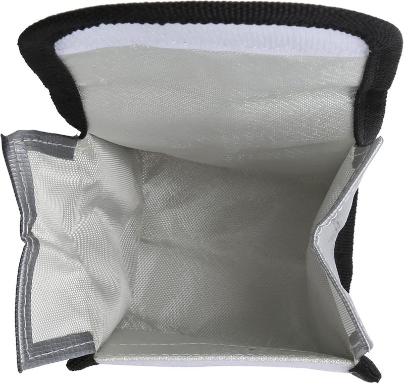 Fireproof LiPo Safe Bag Secure Document Money Storage for Home Office, High Temperature Pouch for Batteries, 7.5x10.2x15cm - Image 4