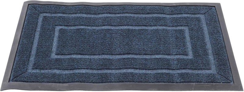 Toyvian Rubber Entryway Mat 43.5x75cm Non-Slip Absorbent Floor Pad for Indoor Outdoor Bathroom Door Home Use - Image 1