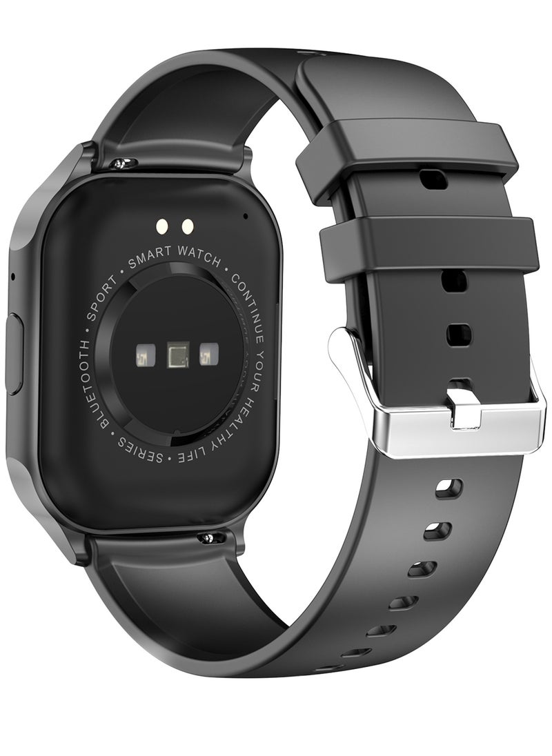 Faster - Smart Watch Pro - 2.04" AMOLED Always-On Display, Bluetooth Calling, Fitness Tracking, Sports Modes, Heart Rate & Sleep Monitoring, IP68 Waterproof, 260mAh Battery, Android & iOS Compatible - Image 1