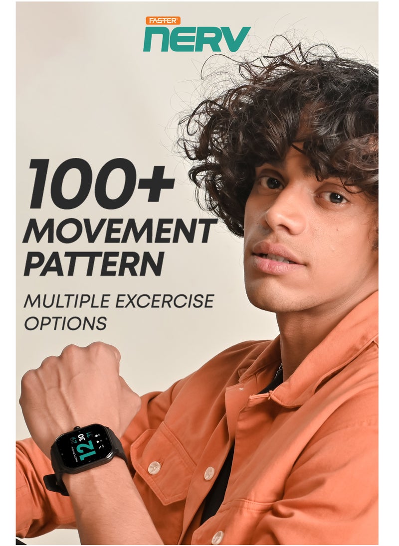 Faster - Smart Watch Pro - 2.04" AMOLED Always-On Display, Bluetooth Calling, Fitness Tracking, Sports Modes, Heart Rate & Sleep Monitoring, IP68 Waterproof, 260mAh Battery, Android & iOS Compatible - Image 1