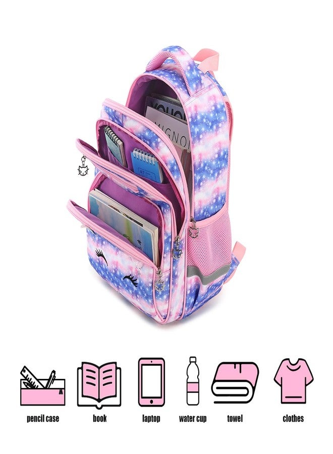 Cusangel School backpack for girls, children's backpacks with chest strap children, 21 L large capacity primary school backpack, 1-7th grade girls backpack, for 6-9 years girls - Image 4