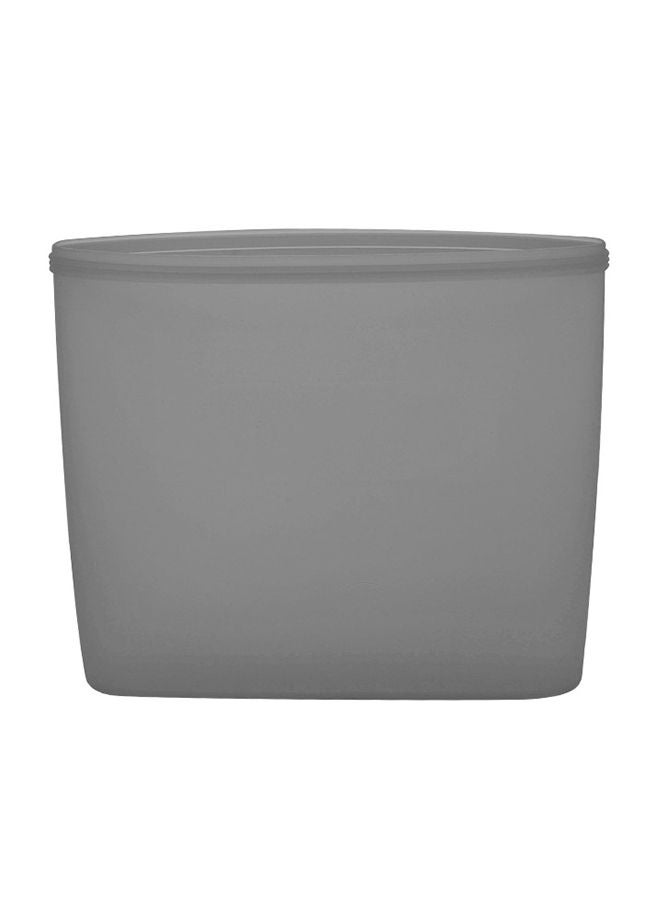 NIBEMINENT 2-Piece Reusable Food Storage Container Set Grey 17 x 4 15centimeter  - Image 1