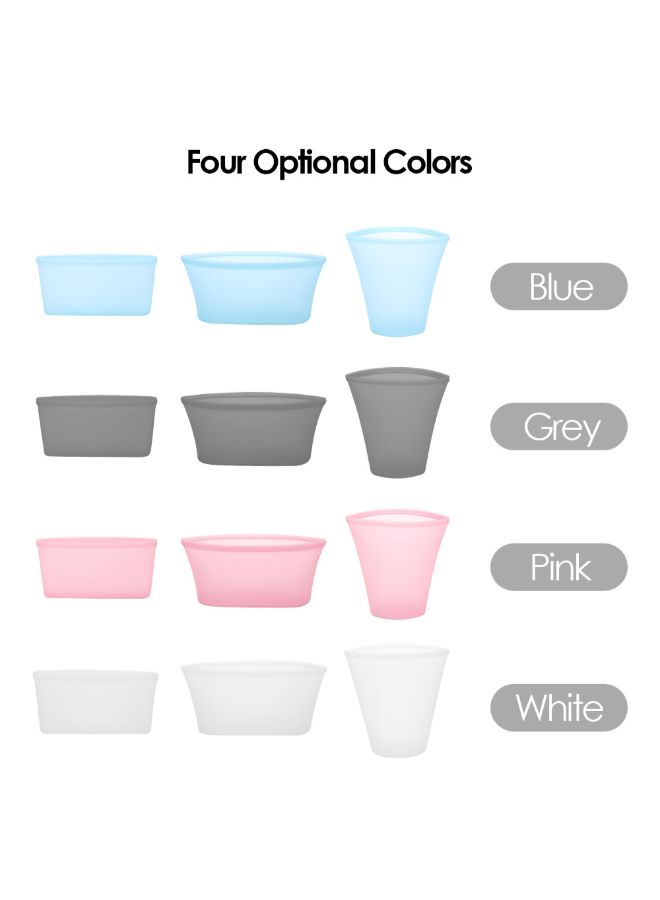 NIBEMINENT 2-Piece Reusable Food Storage Container Set Grey 17 x 4 15centimeter  - Image 5