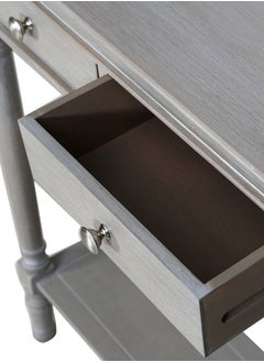 VANITY LIVING VANITY LIVING 3 Drawer MDF Console Table for Hallway & Living Room Furniture, 100cm Slim Entry Hall Table Cabinet  - Image 4