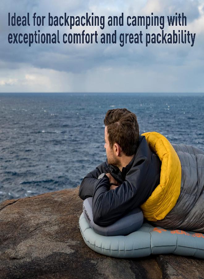 SEA TO SUMMIT To Summit Aeros Premium Inflatable Travel Pillow, Large (16.5 X 11), Grey - Image 4
