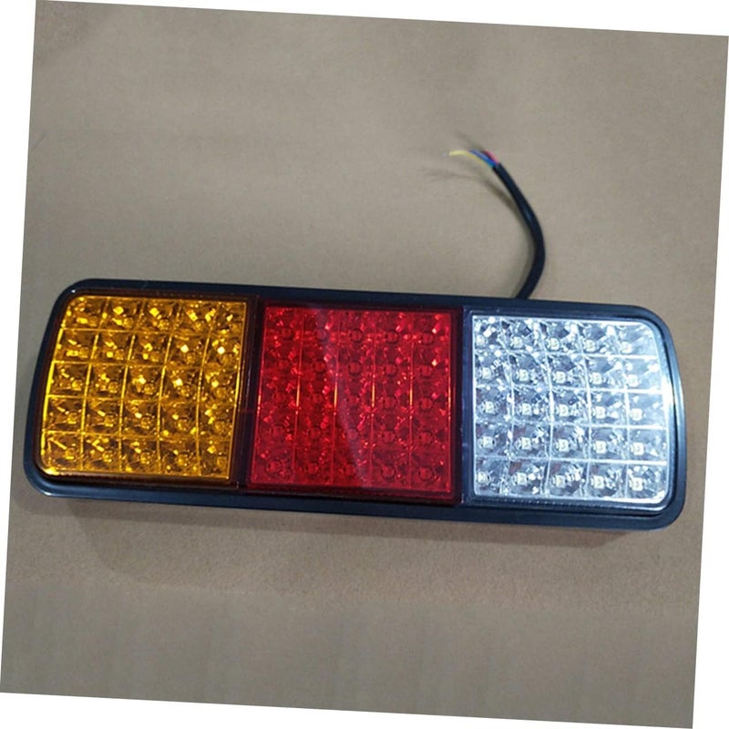 2 قطعة من أضواء خلفية LED للشاحنات عالية السطوع، مصابيح مقطورة للشاحنات، مجموعة بديلة متينة للأضواء الخلفية - Image 2