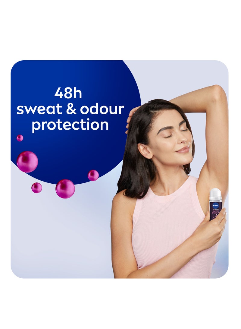 Nivea Antiperspirant Black Pearl And Perfume Oils Roll-On - Image 2
