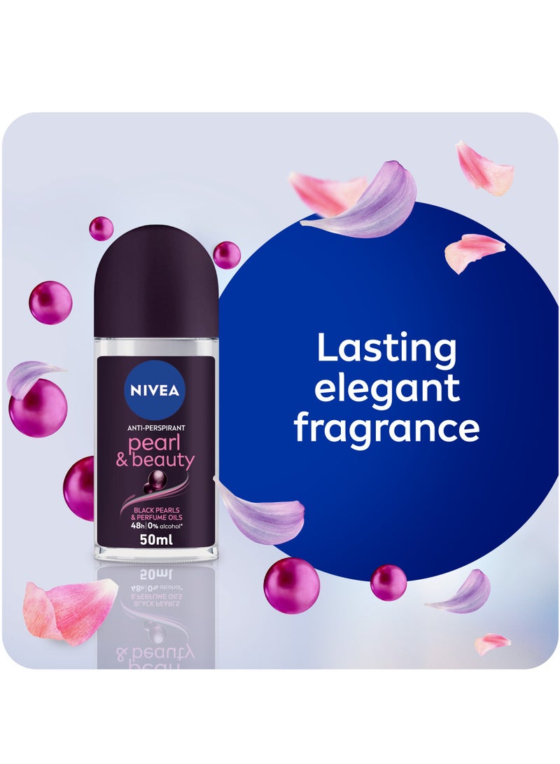 Nivea Antiperspirant Black Pearl And Perfume Oils Roll-On - Image 4