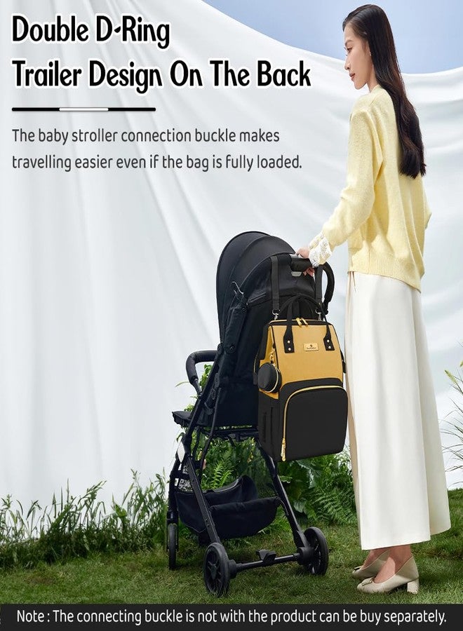 StarAndDaisy Diaper Bag for Mothers for Travel – 27L Lightweight Waterproof Leatherite Diaper Bag/Baby Bag for Mother Travel with 15 Multi-Purpose Pockets & Quick Access Diaper Pocket - Image 5