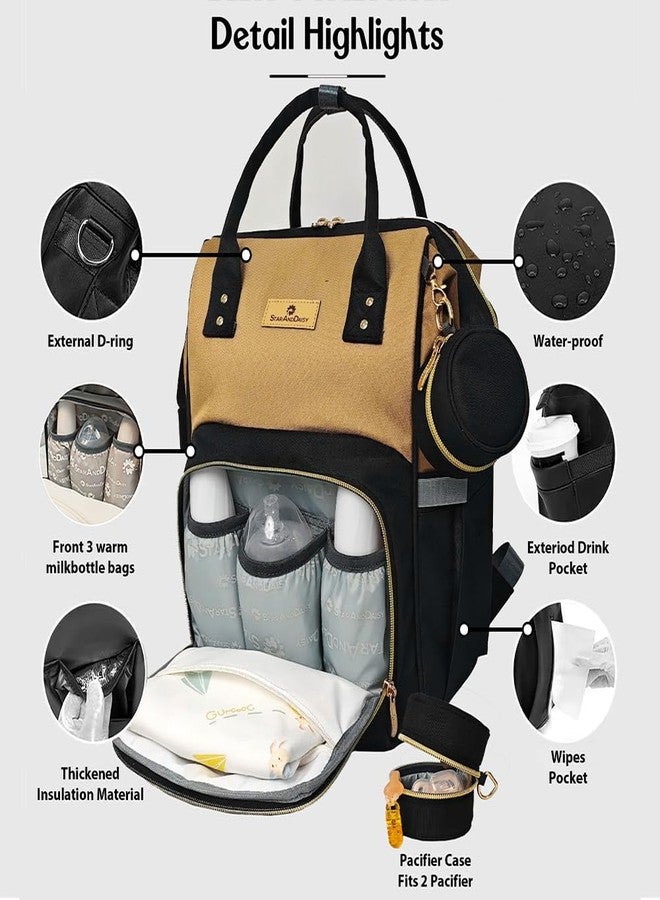 StarAndDaisy Diaper Bag for Mothers for Travel – 27L Lightweight Waterproof Leatherite Diaper Bag/Baby Bag for Mother Travel with 15 Multi-Purpose Pockets & Quick Access Diaper Pocket - Image 2