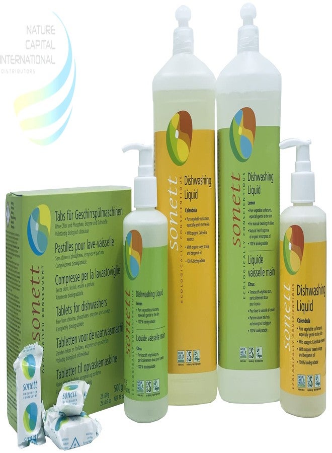 Sonett Organic Dishwashing Liquid Calendula - 34 fl.oz (Pack of 1) - Image 2