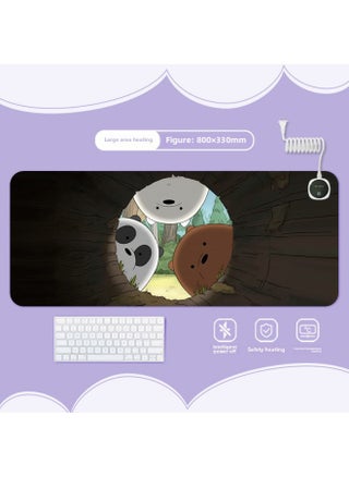 Let's Naked Bear Heating Pad Warm Desk Pad Office Computer Desktop Heating Mouse Pad-Color:800x330mm-Pattern:Jr-we Bare Bears 112 - pzsku/Z72606E8855A0297515E6Z/45/1746194832/41be7efd-5776-40bb-9729-adc47328958c