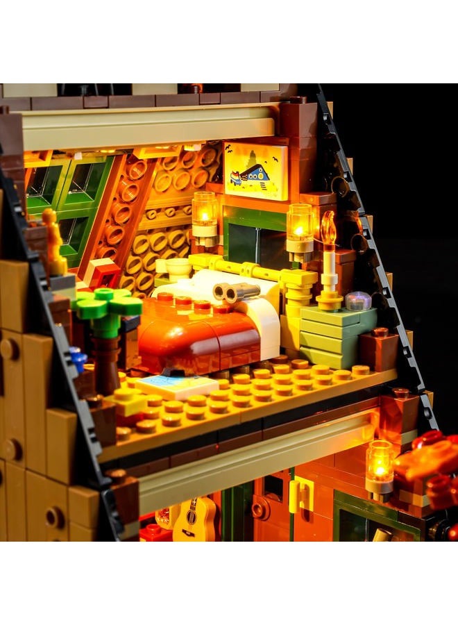 BRIKSMAX Led Lighting Kit for LEGO-21338 A-Frame Cabin - Compatible with Lego Ideas Building Blocks Model- Not Include Lego Set - Image 5